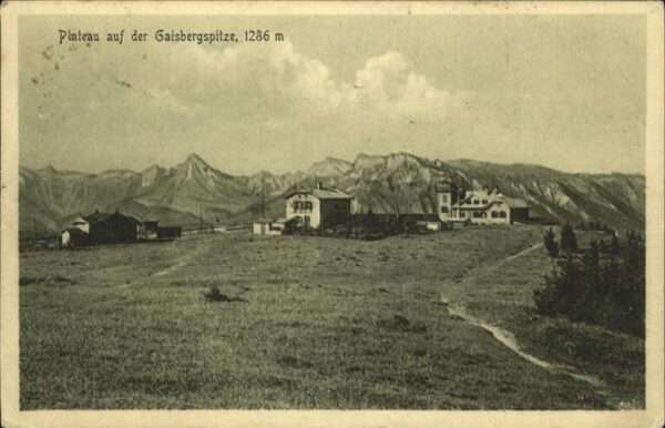 Salzburg Oesterreich Plateau auf der Gaisbergspitze