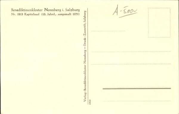 Salzburg Oesterreich Benediktinerkloster Nonnberg Innenansic – Bild 2