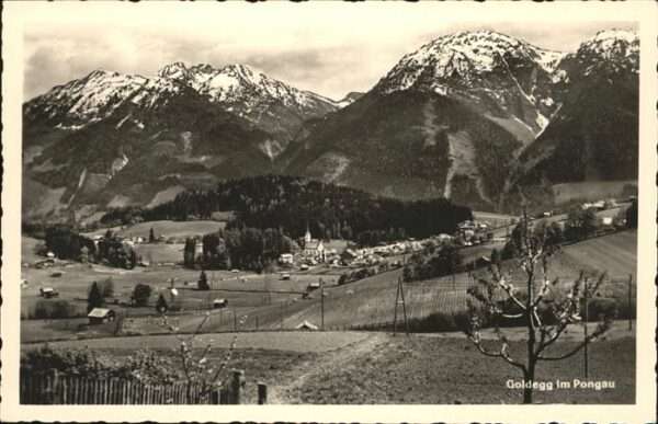 Goldegg Panorama Goldegg Salzachtal Salzburger