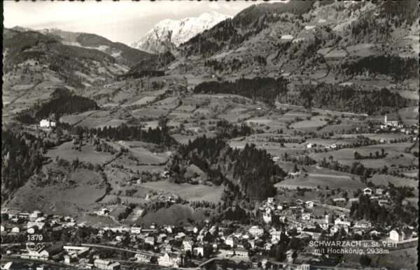 Schwarzach Pongau Panorama Schwarzach und St. Veit Salzac
