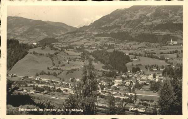 Schwarzach Pongau Panorama Schwarzach Salzachtal mit Hoch