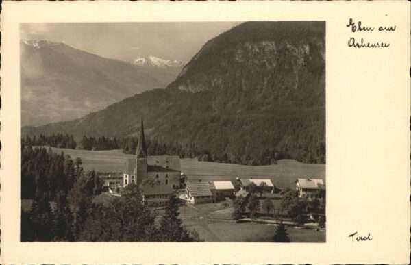 Eben Achensee Teilansicht Eben Achental Kirche
