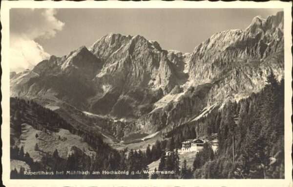 Muehlbach Hochkoenig Rupertihaus am Hochkönig Wetterwand Ber