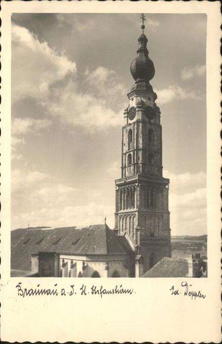 Braunau Inn Oberoesterreich St. Stefansturm Kirche