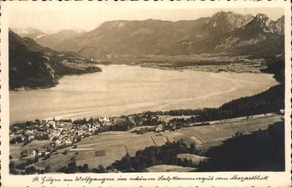 St Gilgen Salzkammergut Mozartblick