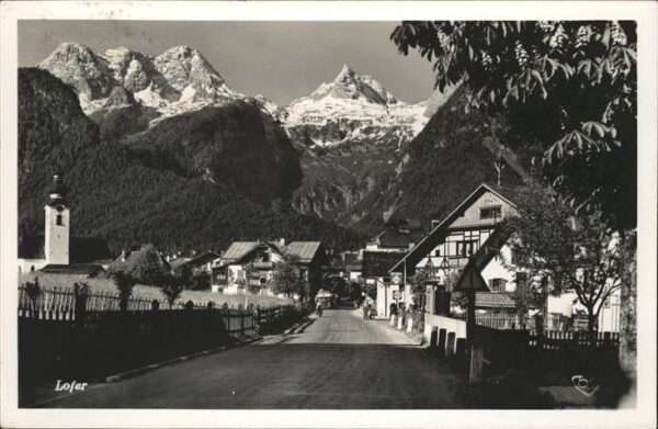 Lofer Teilansicht Lofer Kirche Saalachtal Ste