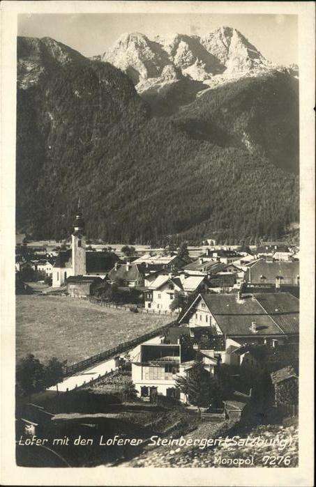 Lofer Teilansicht Lofer Saalachtal Steinberge