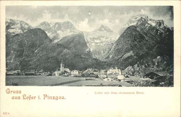 Lofer Teilansicht Lofer Saalachtal Steinberge