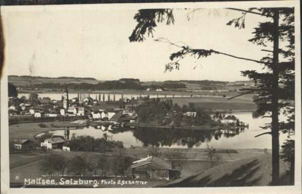 Mattsee Salzburg Teilansicht Mattsee Flachgau