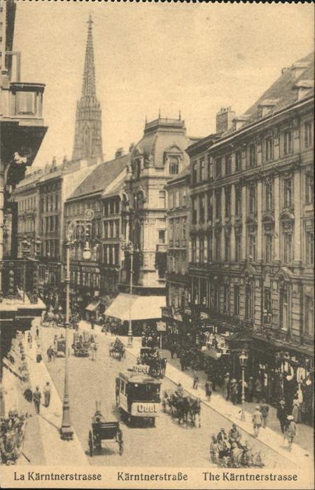 Strassenbahn Kärntnerstrasse Wien