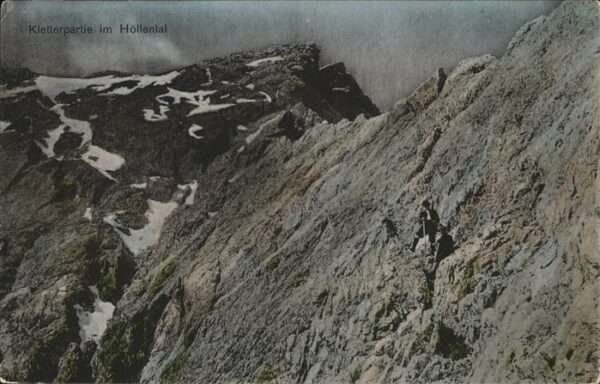 Bergsteigen Klettern Höllental