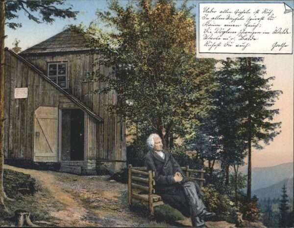 Goethe Johann Wolfgang von Goethehäuschen Bad Ilmenau