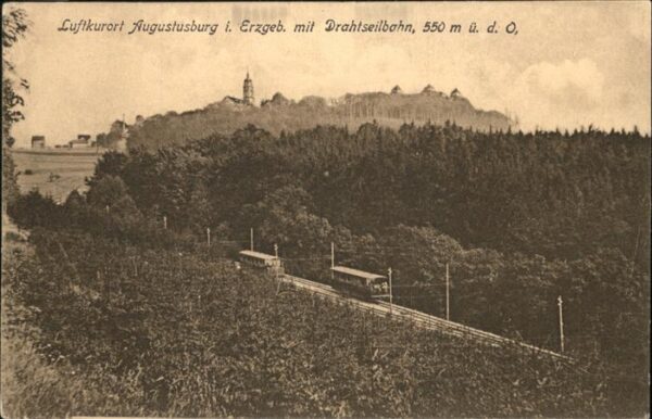 Eisenbahn Drahtseilbahn Augustusburg