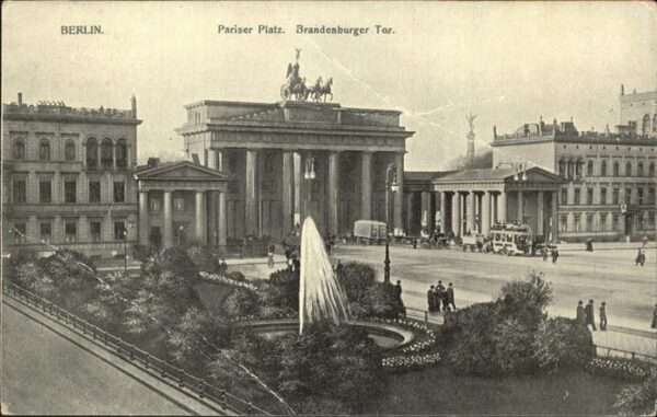 Brandenburgertor Berlin Pariser Platz