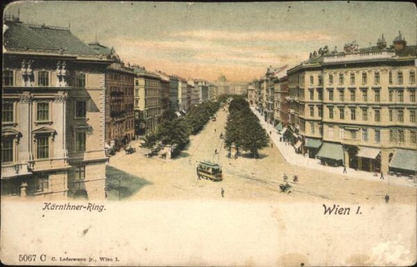Strassenbahn Kärnthner Ring Wien
