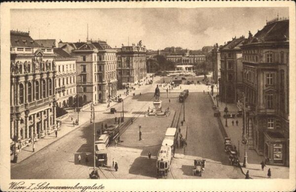 Strassenbahn Schwarzenbergplatz Wien