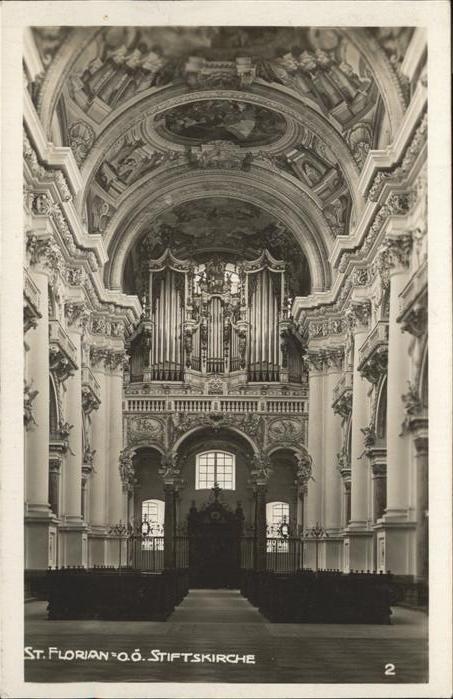 Kirchenorgel St Florian Stiftskirche Österreich