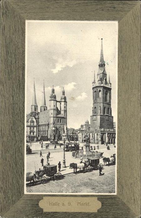 Pferdekutschen Halle a S Markt
