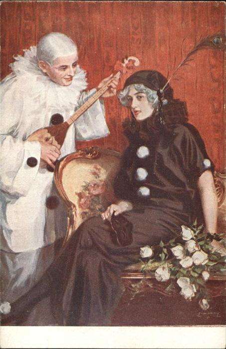 Mandoline Englerth Pierrot und Pierrette