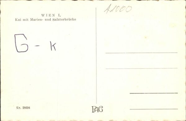 Strassenbahn Kai Marien und Salztorbrücke Wien – Bild 2