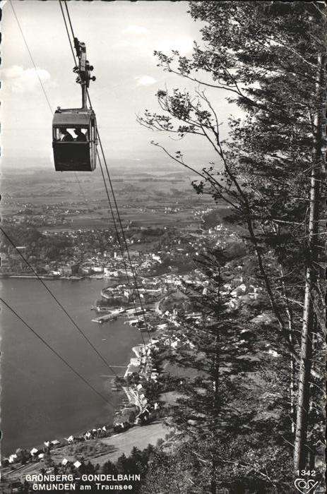 Seilbahn Grünberg Gmunden Traunsee
