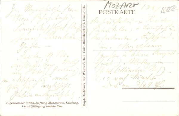 Mozart Wolfgang Amadeus Zauberflötenhäuschen Salzburg – Bild 2