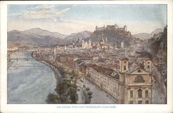 Kuenstlerkarte Nr 70 Salzburg