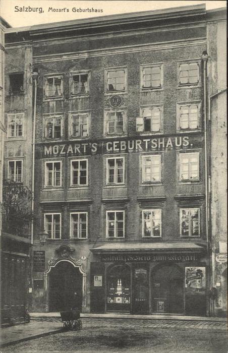 Mozart Wolfgang Amadeus Mozart Geburtshaus