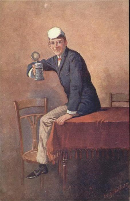 Kuenstlerkarte G Mühlberg Prosit