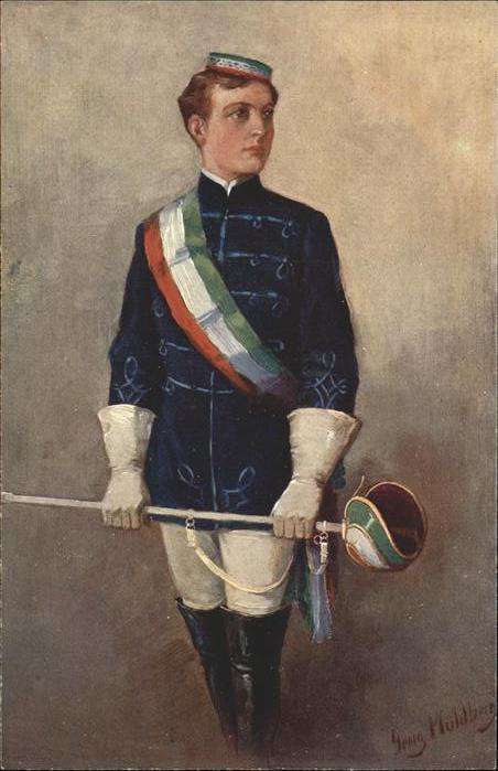 Studentika Georg Mühlberg Fechten Italien