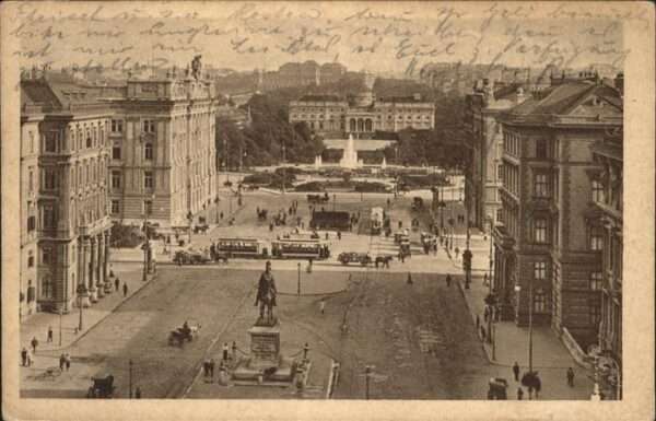 Strassenbahn Schwarzenbergplatz Wien