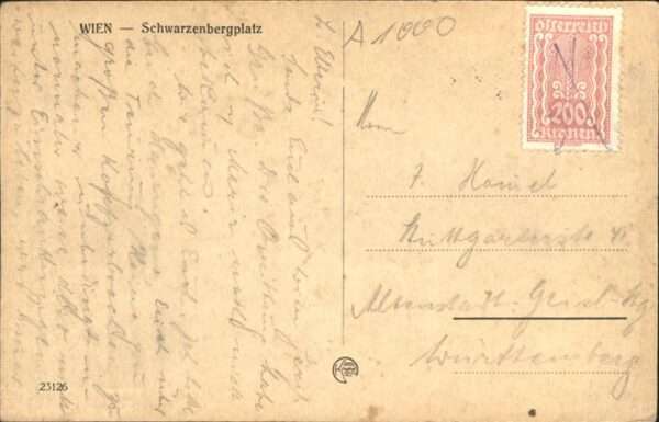 Strassenbahn Schwarzenbergplatz Wien – Bild 2