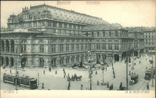 Strassenbahn KK Hofoper Wien
