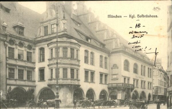 Hofbraeuhaus Muenchen Bier Pferdekutschen