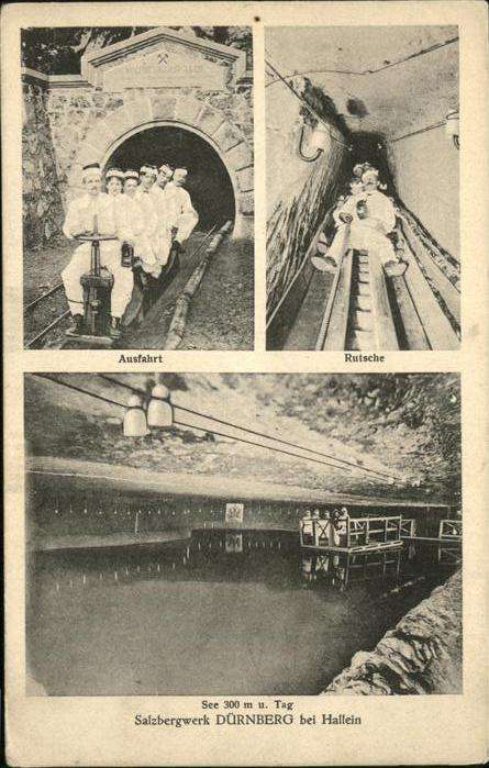 Salzbergwerk Dürnberg Hallein Rutschbahn See