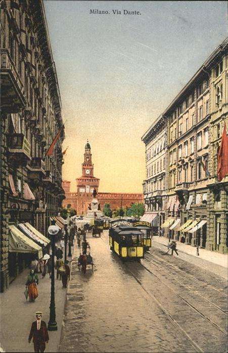 Strassenbahn Milano Via Dante