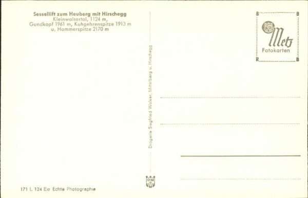 Sessellift Hirschegg Heuberg Kleinwalsertal – Bild 2