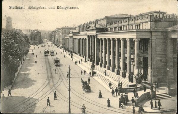 Strassenbahn Stuttgart Königsbau Königstrasse