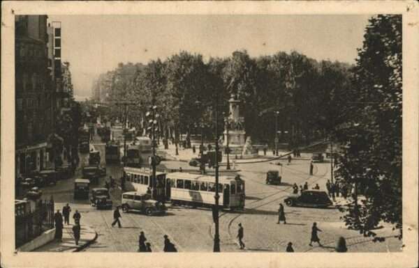 Strassenbahn Marseille Monument des Mobiles