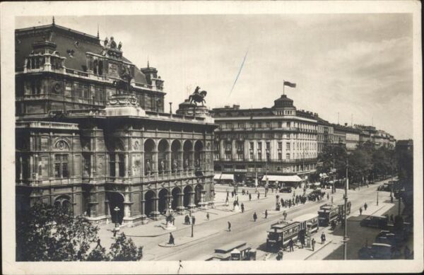 Strassenbahn Kärntnerring Staatsoper Wien