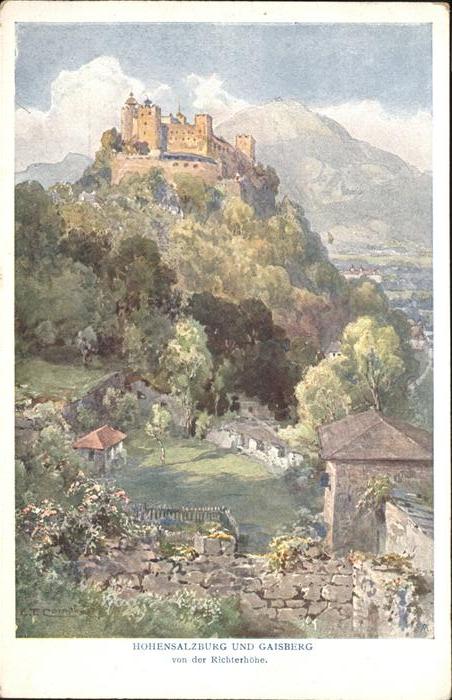 Compton E. H. Nr 88 Hohensalzburg Gaisberg