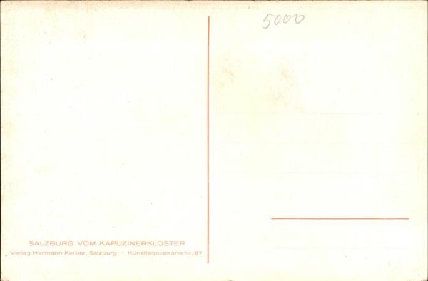 Compton E. H. Nr 87 Salzburg vom Kapuzinerberg – Bild 2