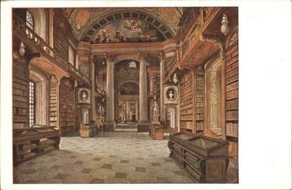 Bibliothek Library Prunksaal Wien