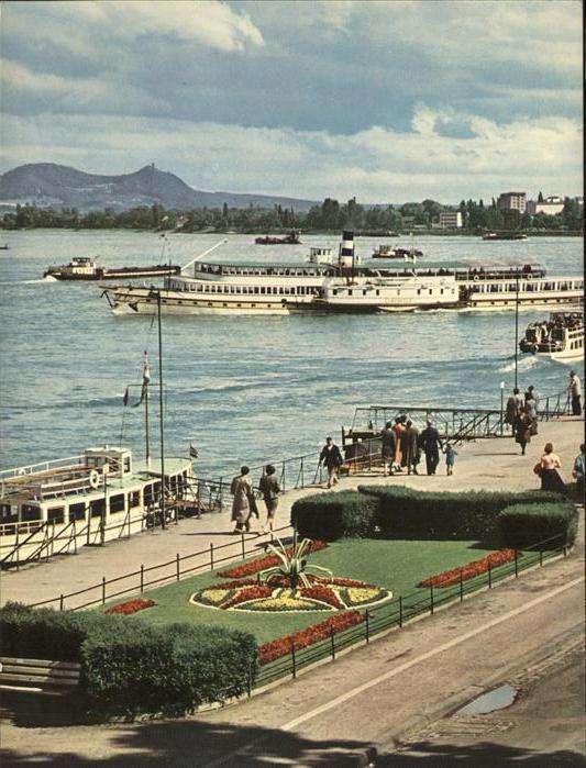 Dampfer Seitenrad Bonn Siebengebirge