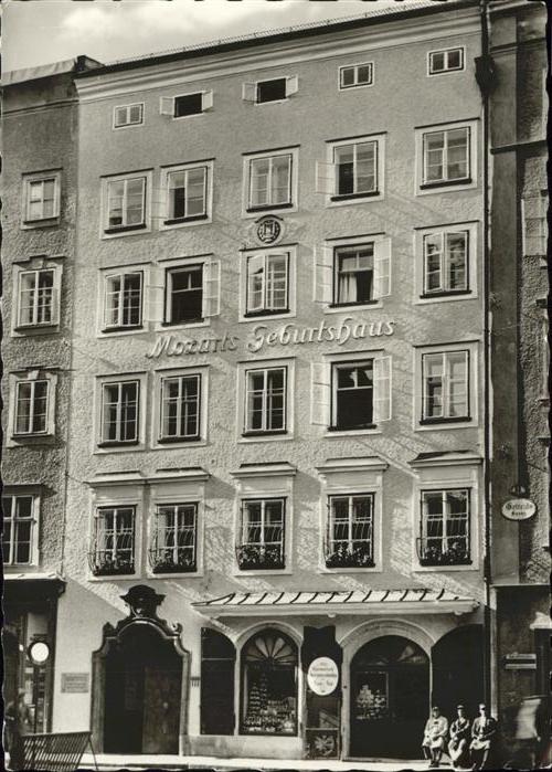 Mozart Wolfgang Amadeus Geburtshaus Salzburg