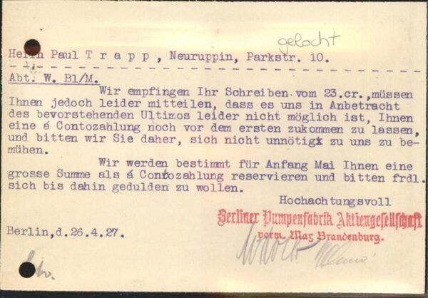 Werbung Berlin Pumpenfabrik Ikaria – Bild 2