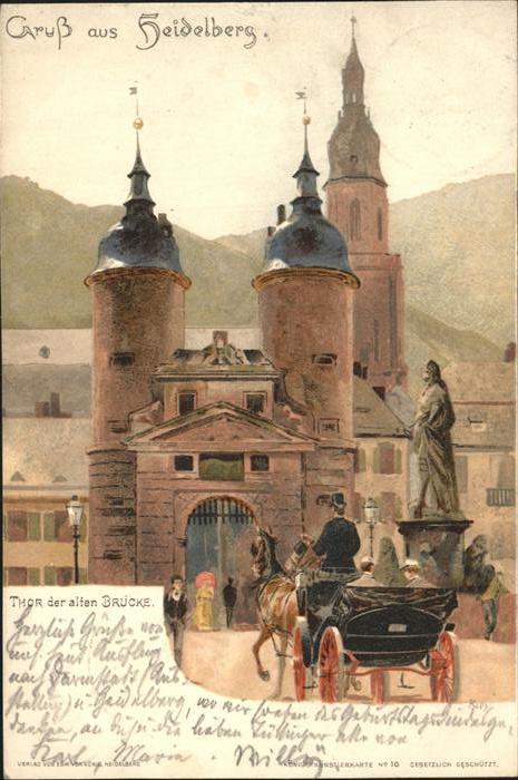 Kley Heidelberg Tor Alte Brücke