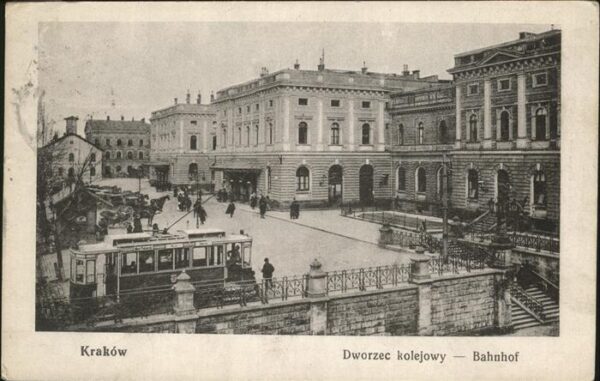 Strassenbahn Krakow Bahnhof Polen