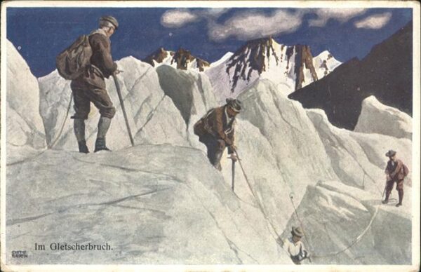 Bergsteigen Klettern Gletscherbruch