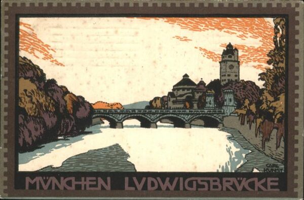 Kunst Carl Ludwigsbrücke München